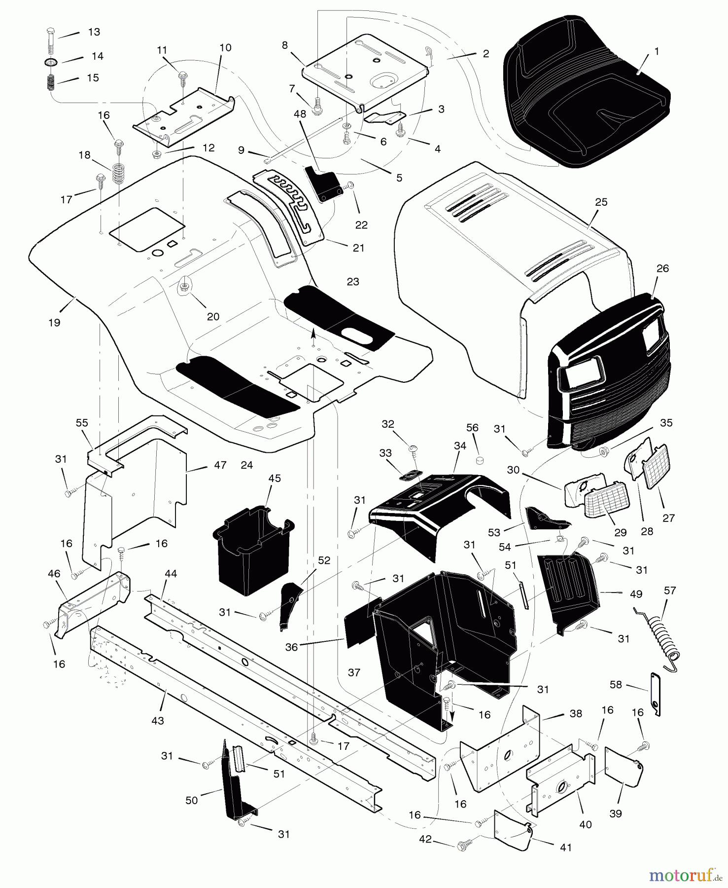 Murray Rasen- und Gartentraktoren 46570x6A - Murray Ultra 46