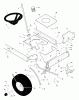 Murray 46570x71A - B&S/ 46" Lawn Tractor (1998) (Quality Stores) Ersatzteile Steering