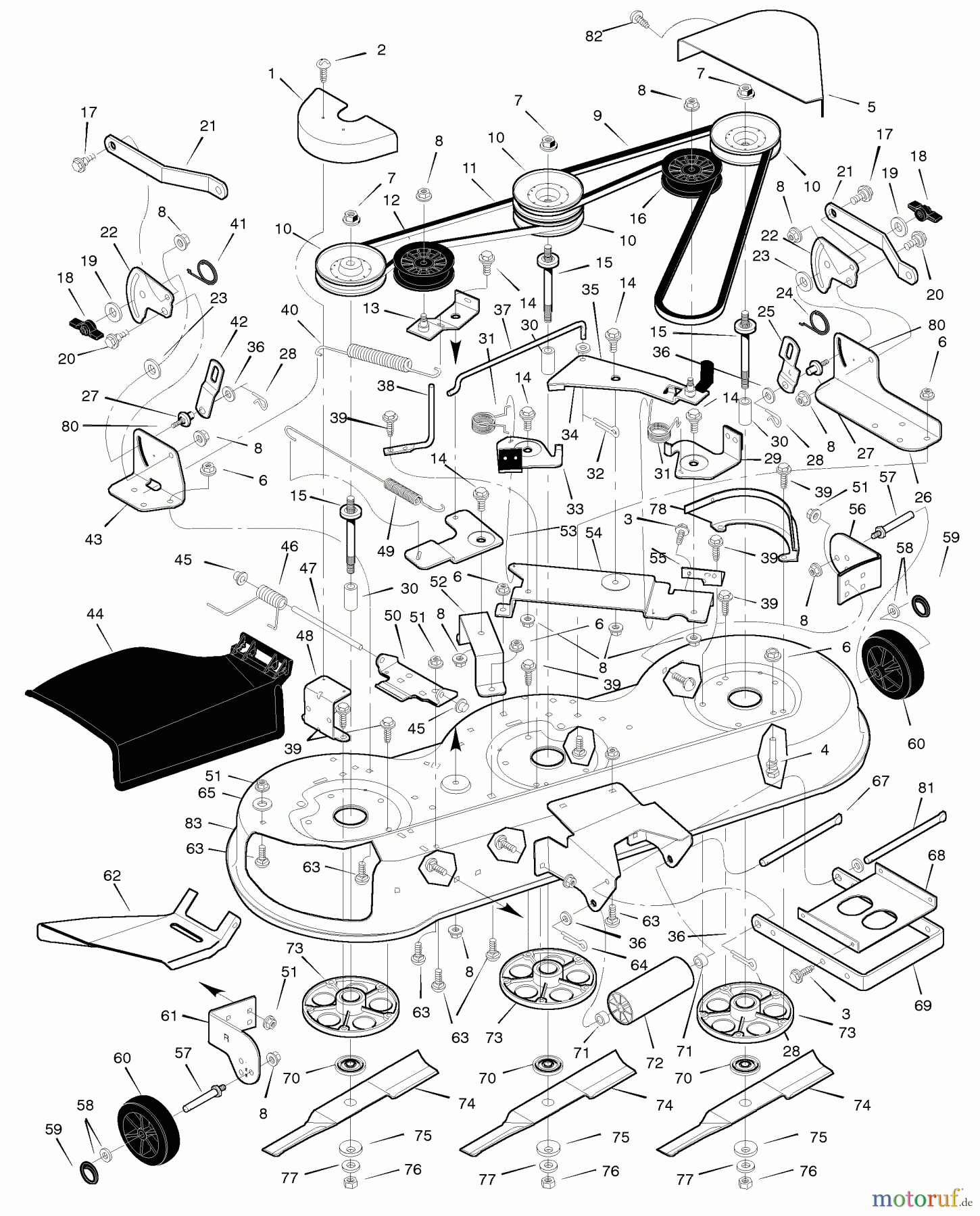  Murray Rasen- und Gartentraktoren 46570x8A - Scotts 46