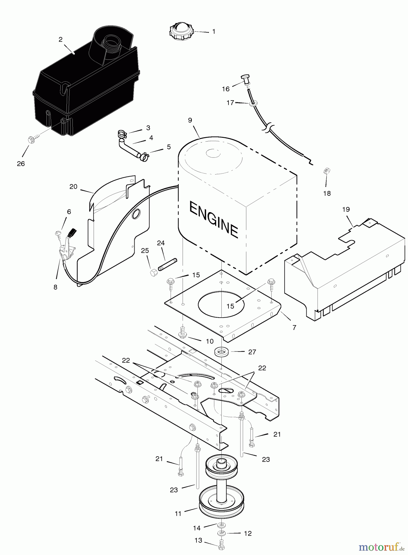  Murray Rasen- und Gartentraktoren 46573x92A - B&S/Murray 46