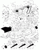 Murray 46577x4A - 46" Lawn Tractor (1999) Ersatzteile Mower Housing