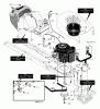 Murray 46580x89A - Yard King Performance 46" Lawn Tractor (2000) Ersatzteile Engine And Control Assembly