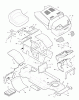 Murray 46904x92A - B&S/ 46" Lawn Tractor (1996) (Walmart) Ersatzteile Chassis & Hood