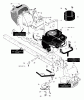 Murray 50572x89A - Yard King Performance 50" Lawn Tractor (2000) Ersatzteile Engine And Control Assembly