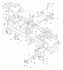 Murray 50572x89A - Yard King Performance 50" Lawn Tractor (2000) Ersatzteile Frame Assembly (part 1)