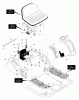 Murray 50572x89A - Yard King Performance 50" Lawn Tractor (2000) Ersatzteile Rear Chassis Assembly