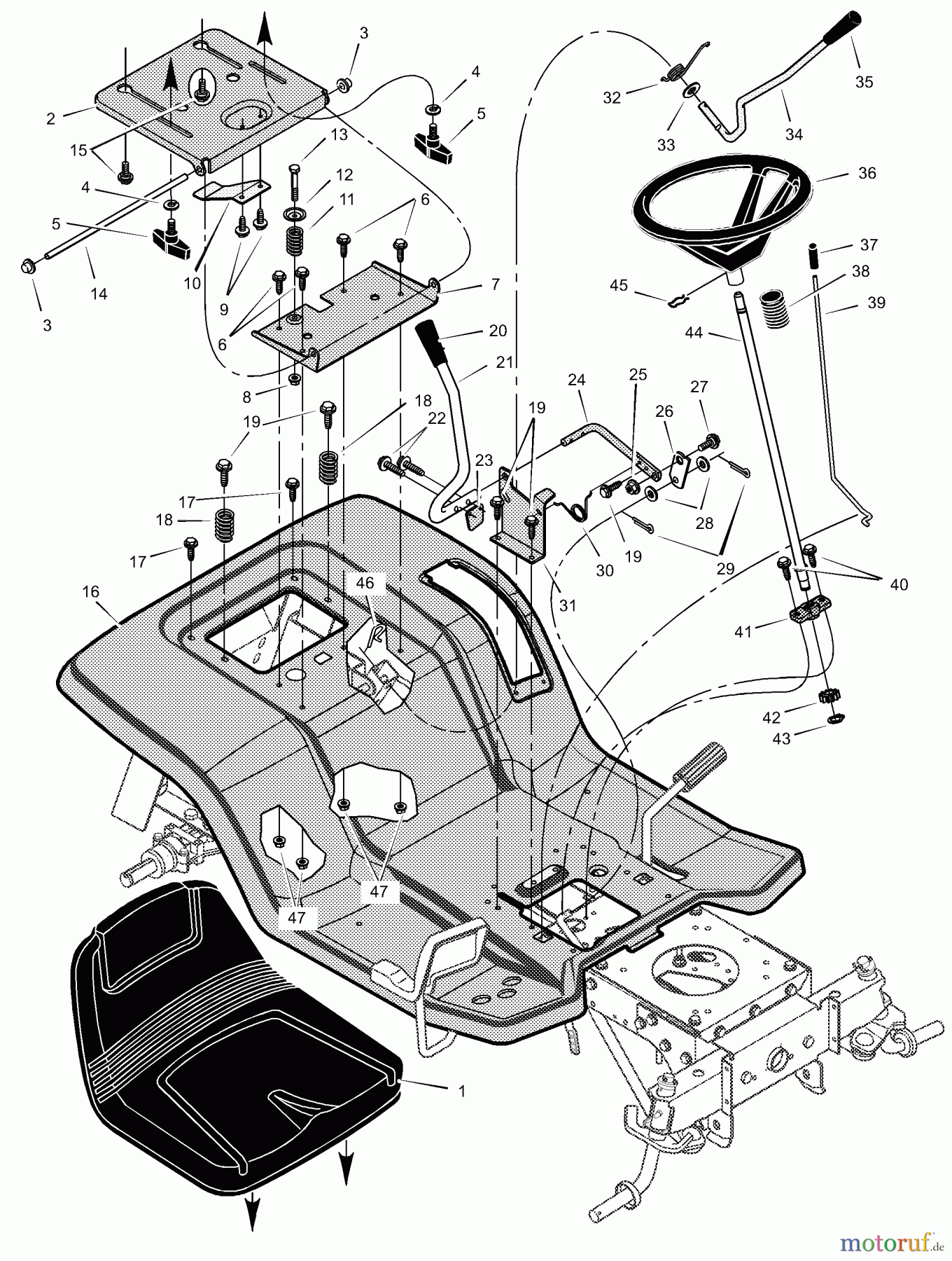 Murray Rasen- und Gartentraktoren 521000x71A - B&S/Murray 52