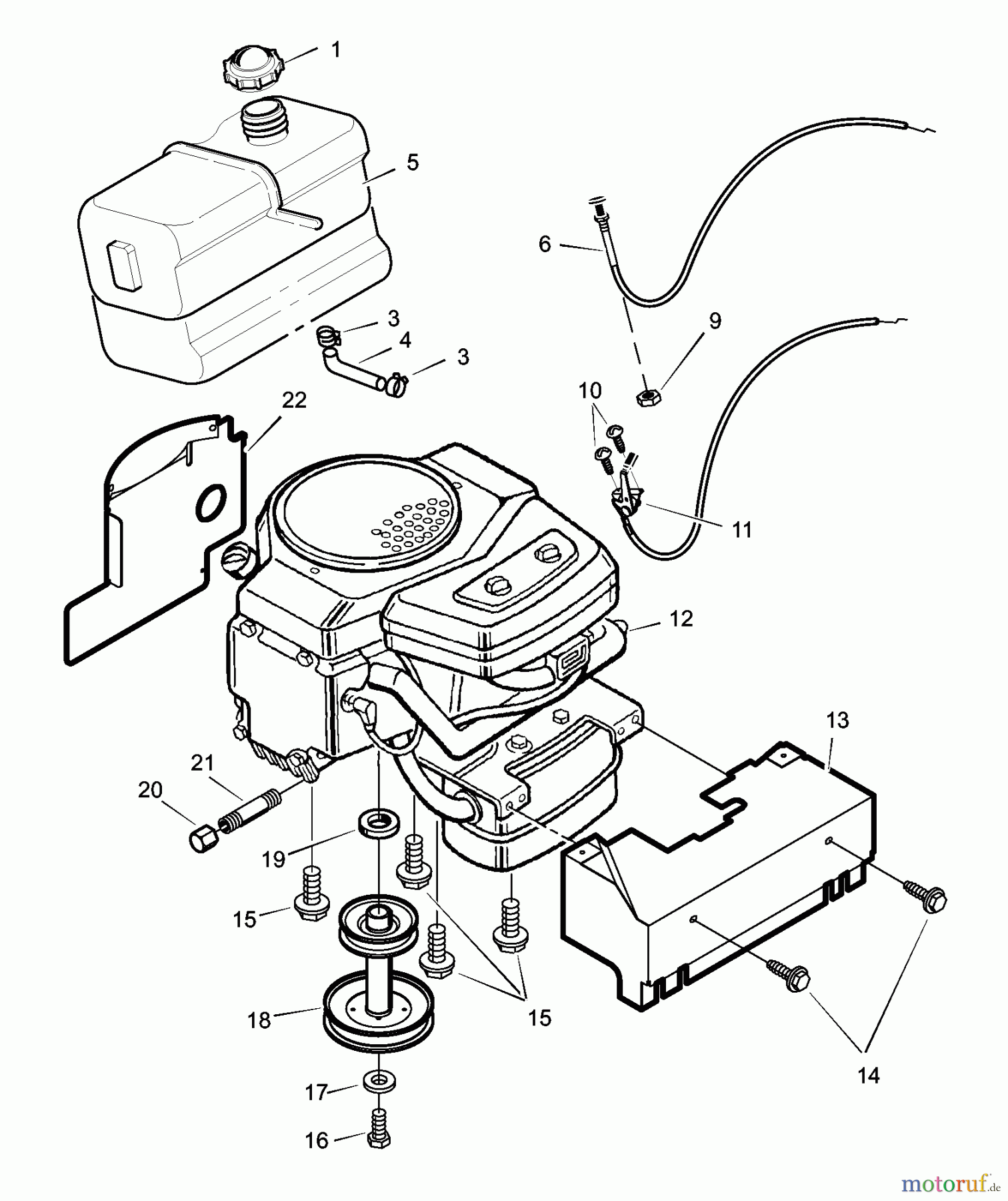  Murray Rasen- und Gartentraktoren 52100x92A - B&S/Murray 52