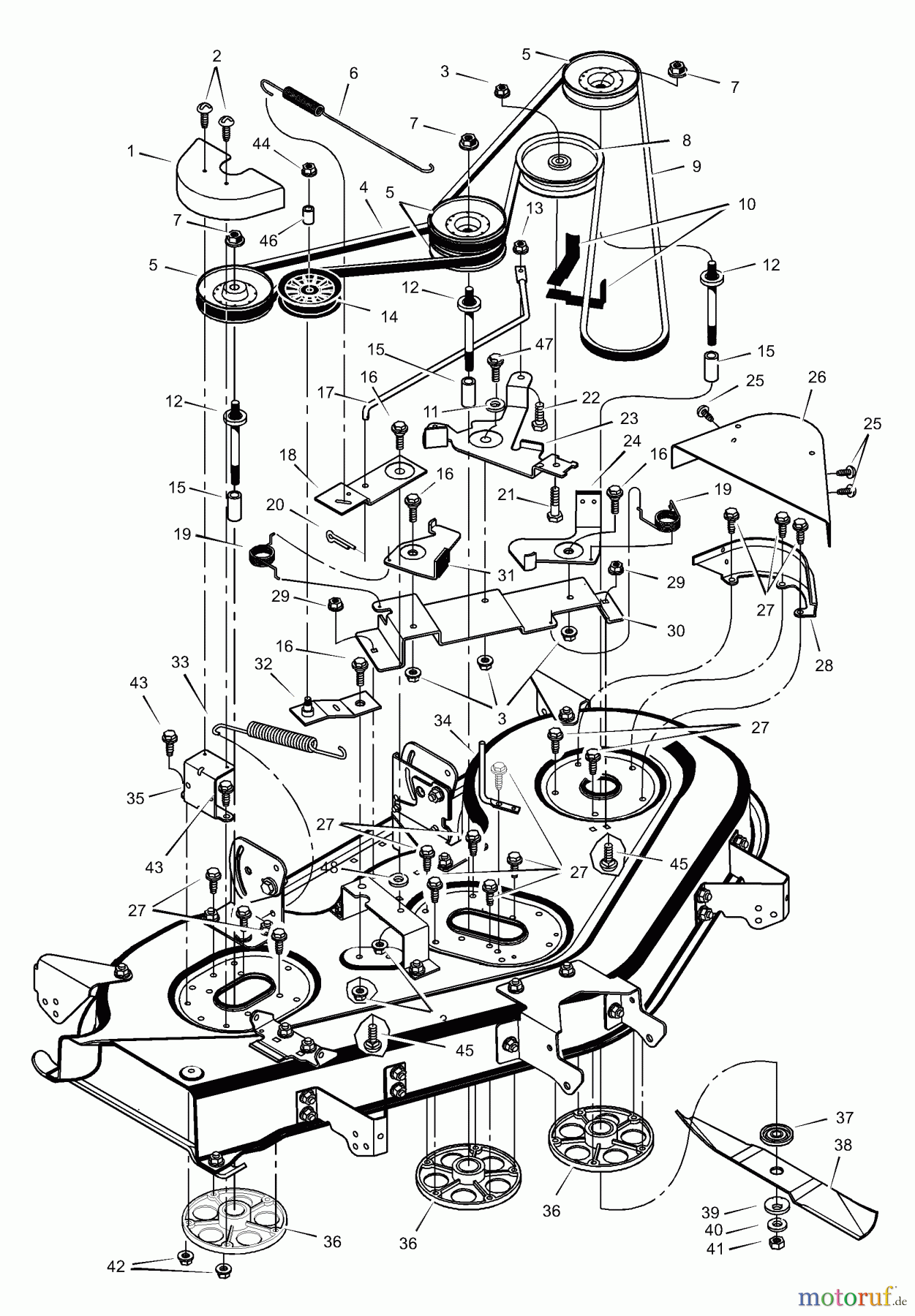 Murray Rasen- und Gartentraktoren 52101x92A - B&S/Murray 52