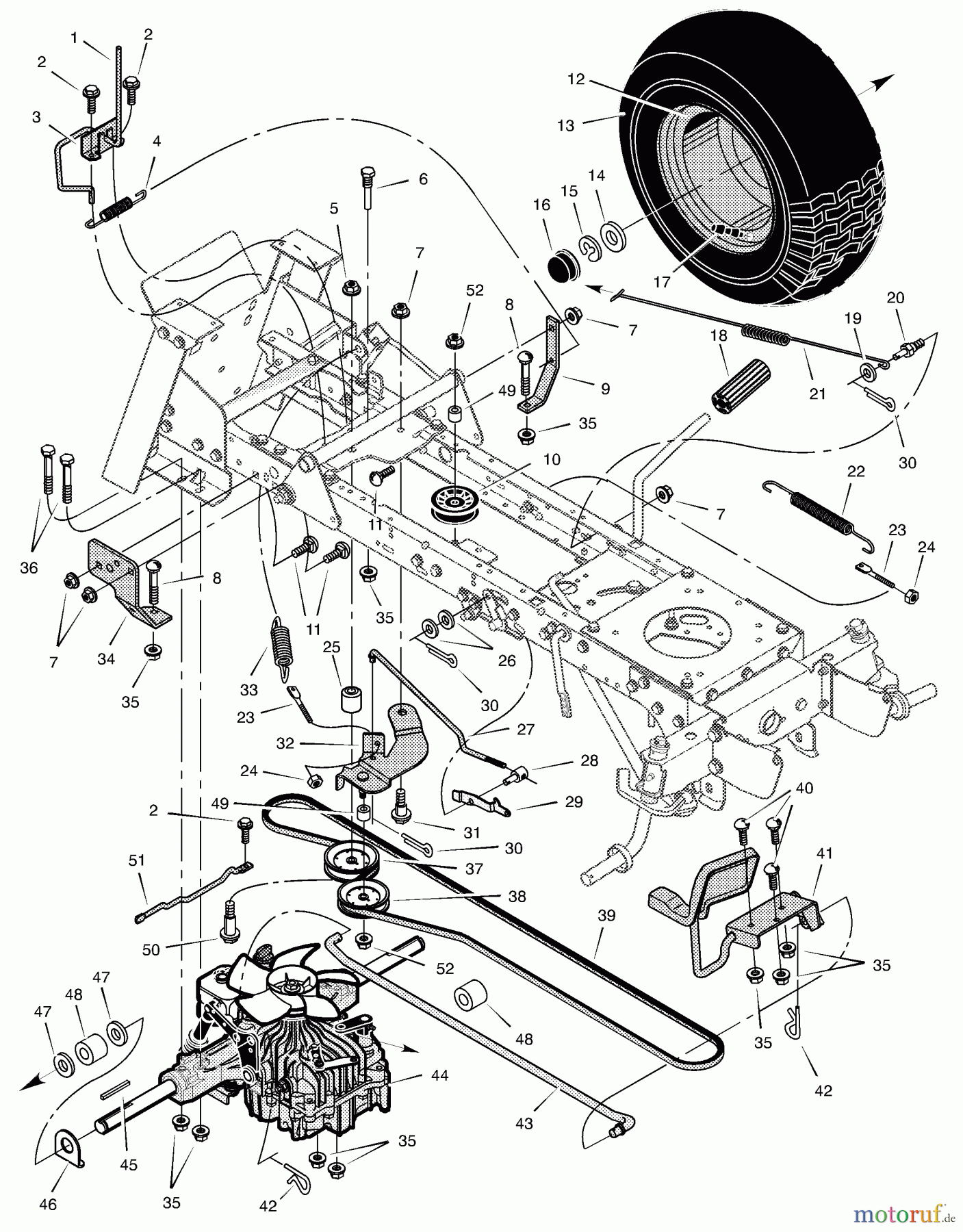 Murray Rasen- und Gartentraktoren 521613x189A - Yard King Performance 52