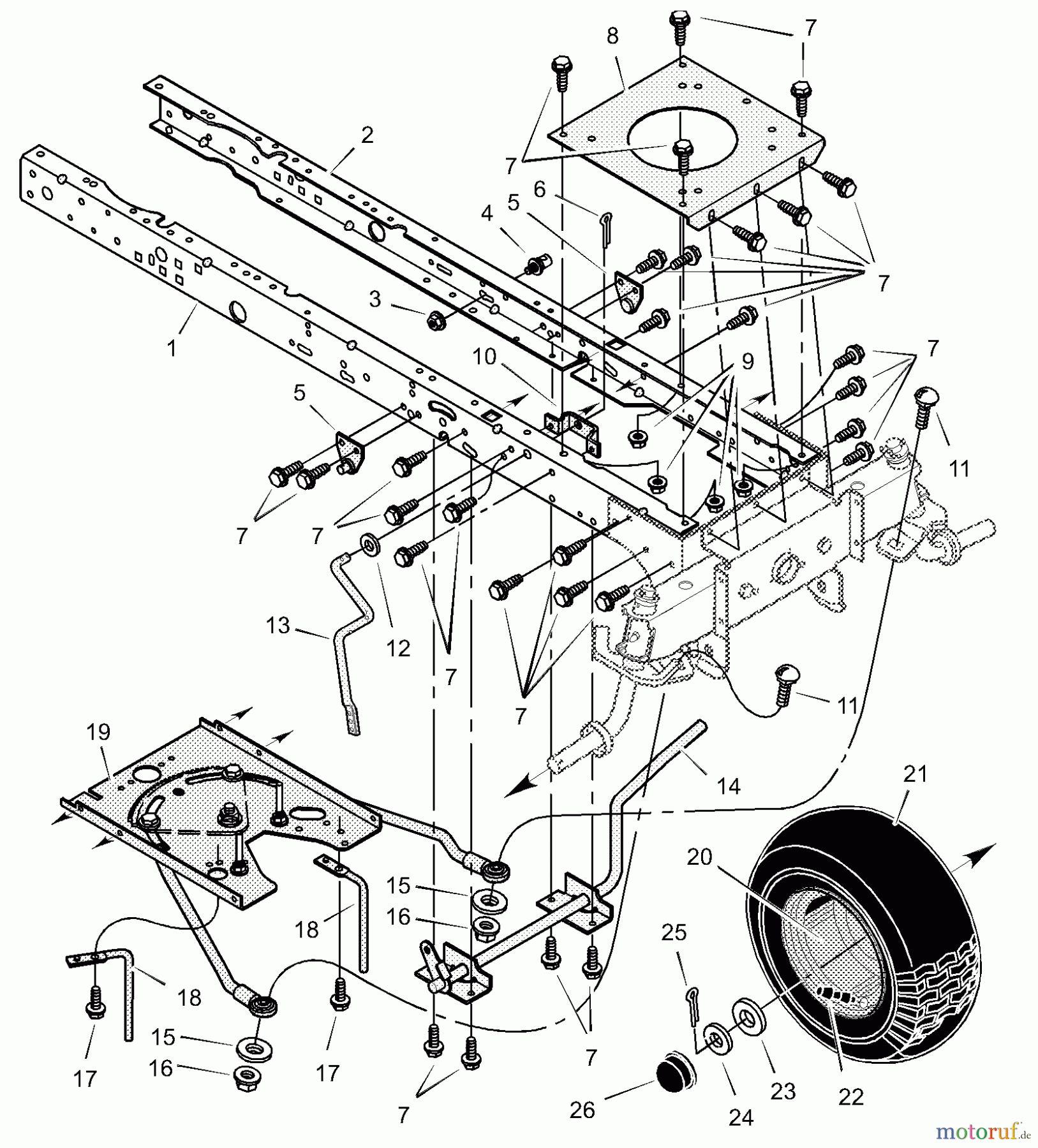 Murray Rasen- und Gartentraktoren 521613x71A - B&S/Murray 52