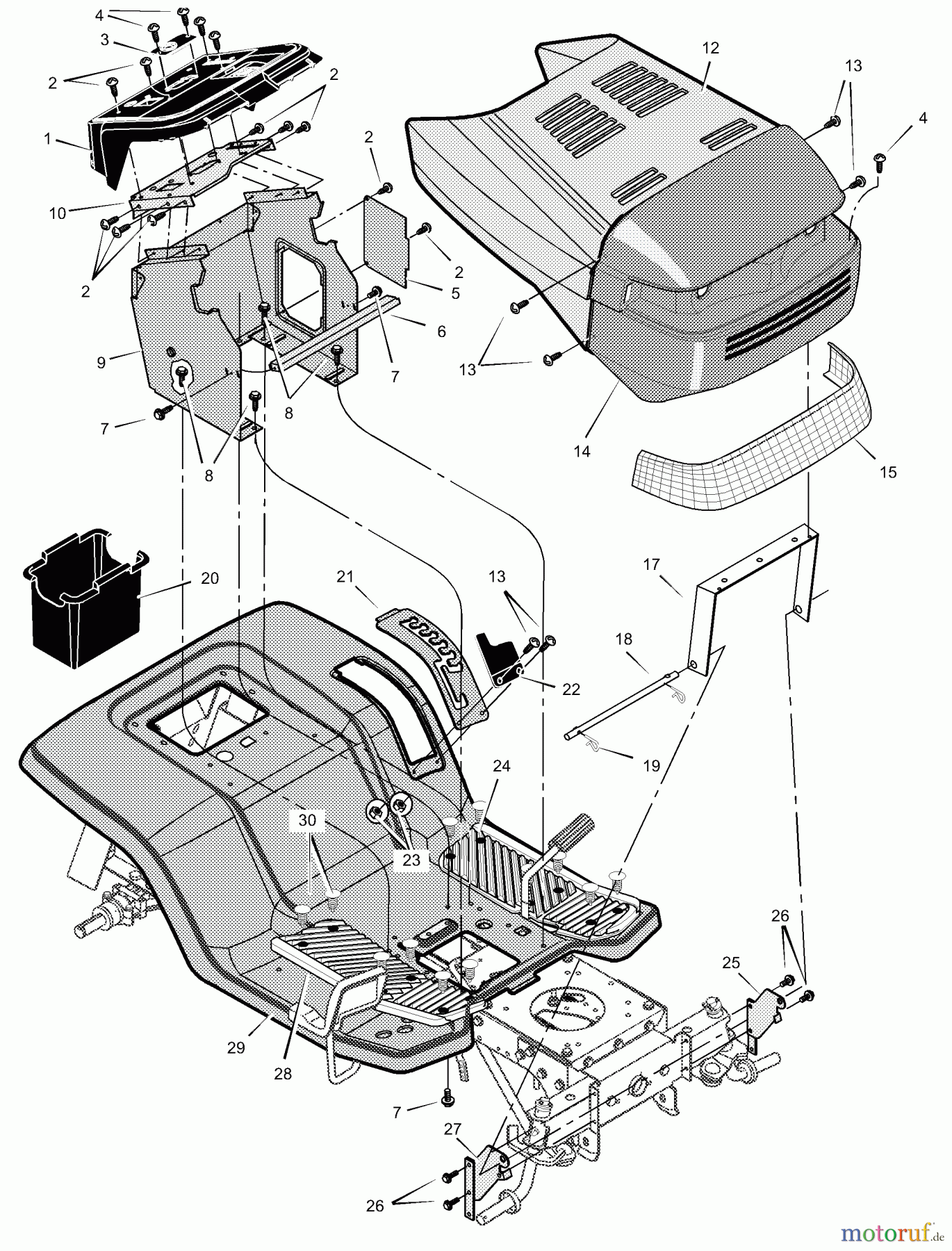 Murray Rasen- und Gartentraktoren 521613x71A - B&S/Murray 52