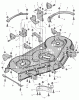 Murray 521613x89A - Yard King Performance 52" Garden Tractor (2001) Ersatzteile Mower Housing