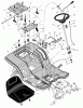 Murray 521613x89A - Yard King Performance 52" Garden Tractor (2001) Ersatzteile Seat Deck
