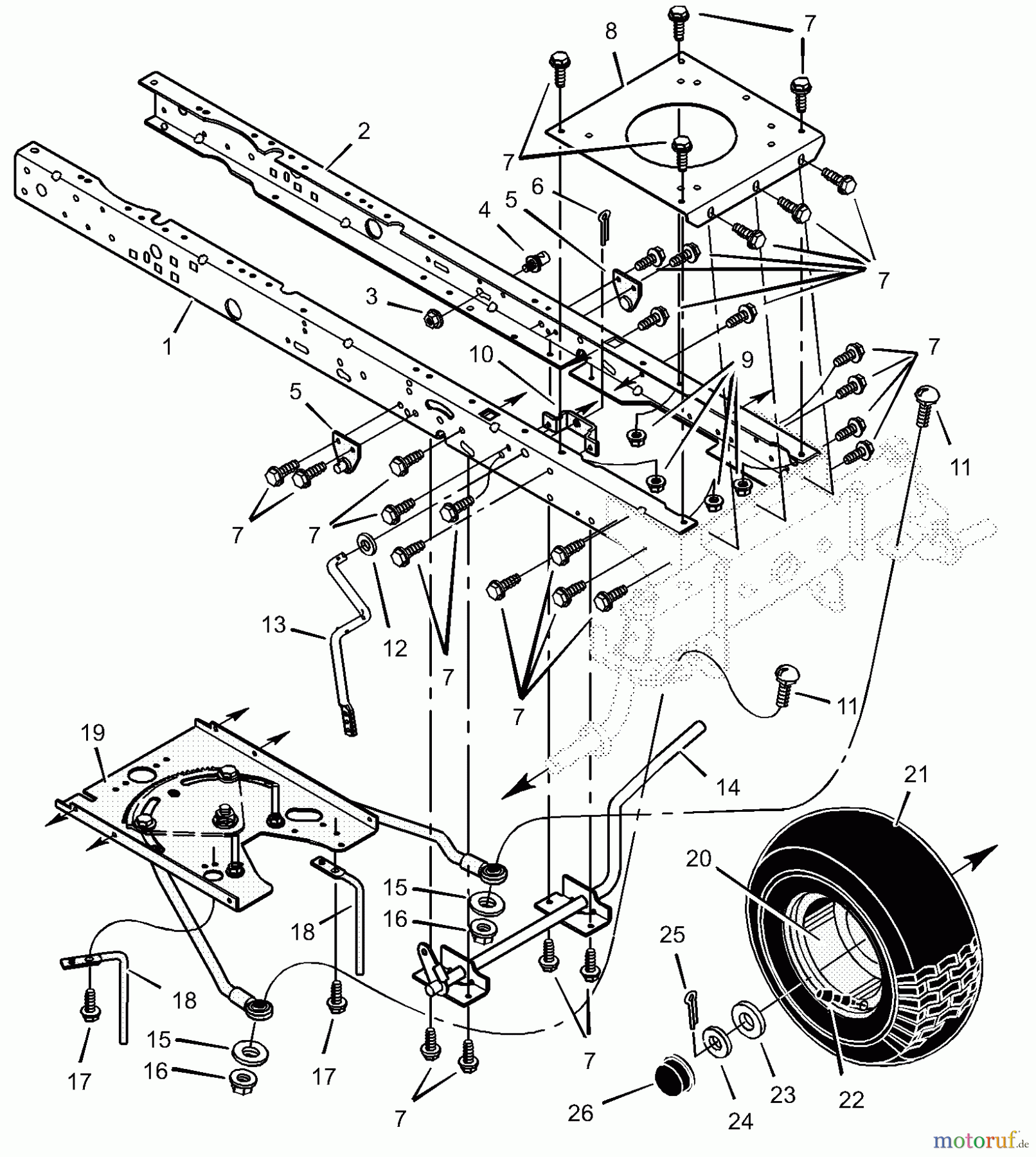 Murray Rasen- und Gartentraktoren 521613x89B - Yard King Performance 52
