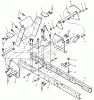 Murray 521613x89B - Yard King Performance 52" Garden Tractor (2002) Ersatzteile Rear Frame Assembly