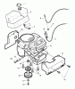 Murray 52161x89A - Yard King Performance 52" Garden Tractor (1999) Ersatzteile Engine Mount