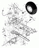 Murray 52161x89A - Yard King Performance 52" Garden Tractor (1999) Ersatzteile Motion Drive