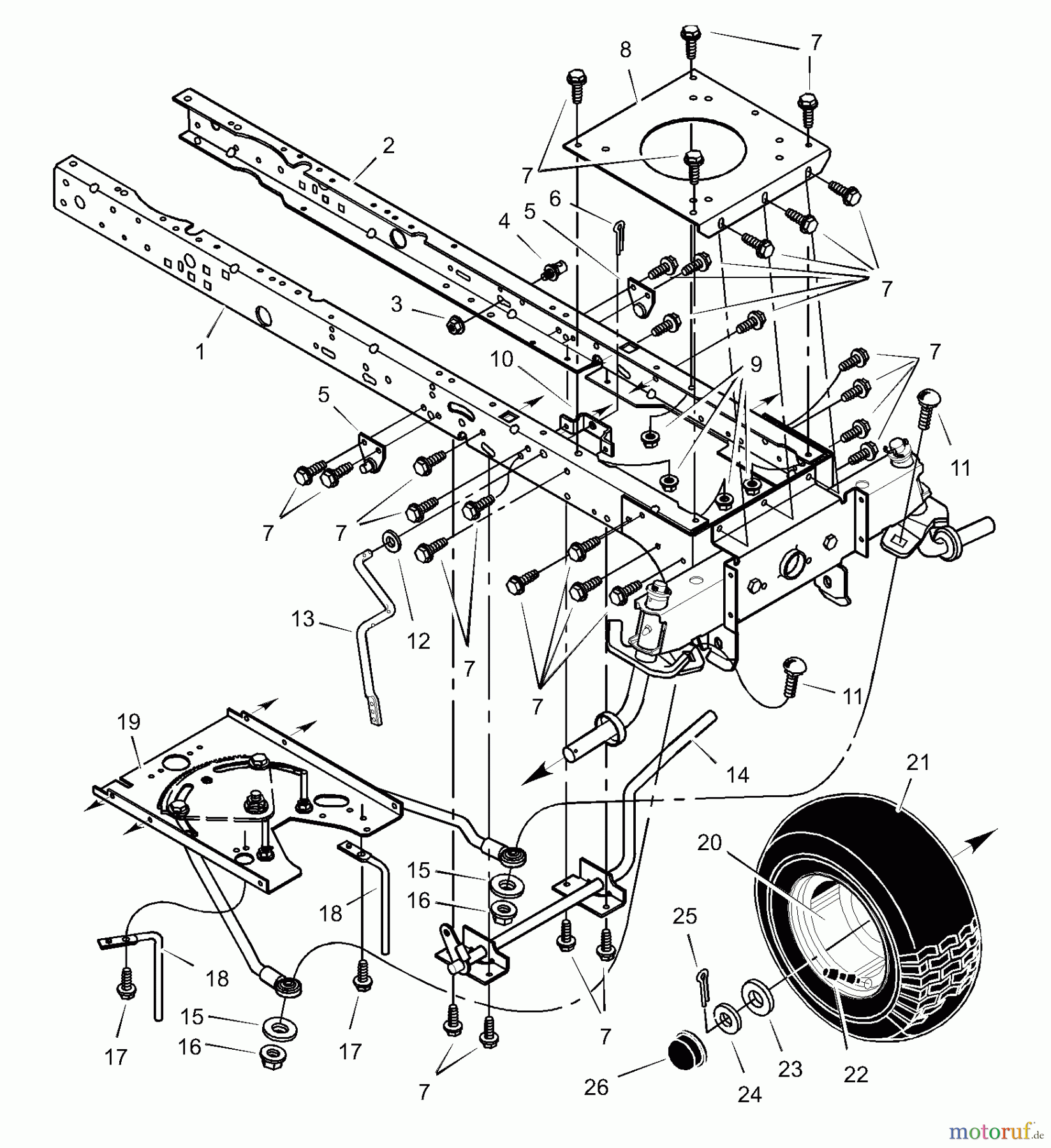 Murray Rasen- und Gartentraktoren 52161x89B - Yard King Performance 52