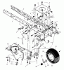Murray 52161x89B - Yard King Performance 52" Garden Tractor (2000) Ersatzteile Front Frame Assembly