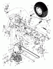 Murray 52161x89B - Yard King Performance 52" Garden Tractor (2000) Ersatzteile Motion Drive