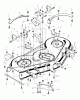 Murray 52161x89B - Yard King Performance 52" Garden Tractor (2000) Ersatzteile Mower Housing