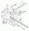 Murray 52161x89B - Yard King Performance 52" Garden Tractor (2000) Ersatzteile Rear Frame Assembly