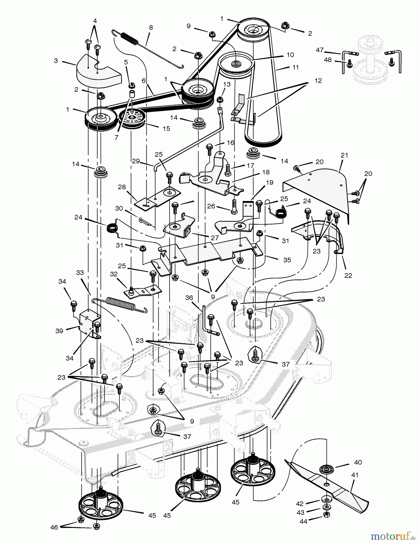 Murray Rasen- und Gartentraktoren 525607x692A - Stanley 52