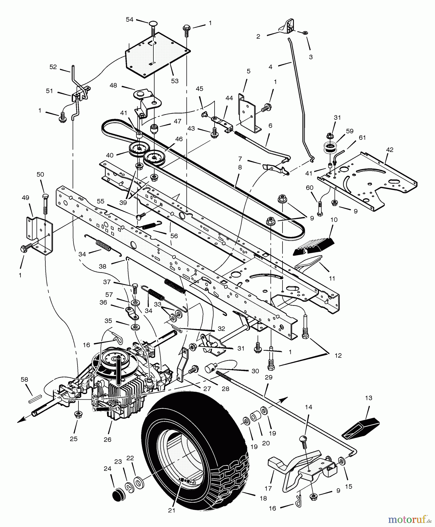 Murray Rasen- und Gartentraktoren 525607x692A - Stanley 52