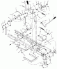 Murray 525607x692B - Stanley 52" Lawn Tractor (2002) Ersatzteile Mower Housing Suspension (part 1)