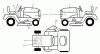 Murray 7800733 (96012009500) - Yard King 38" Lawn Tractor, 12.5HP (2011) Ersatzteile Decal Group (7800733decal)