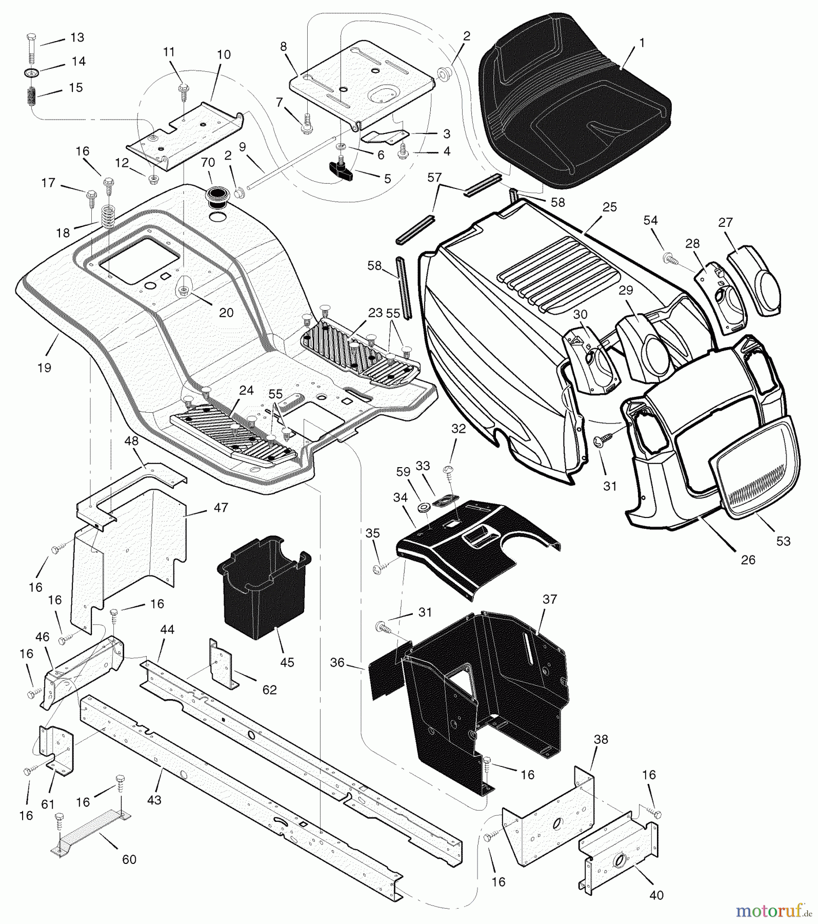  Murray Rasen- und Gartentraktoren C950-60470-0 - Craftsman 42