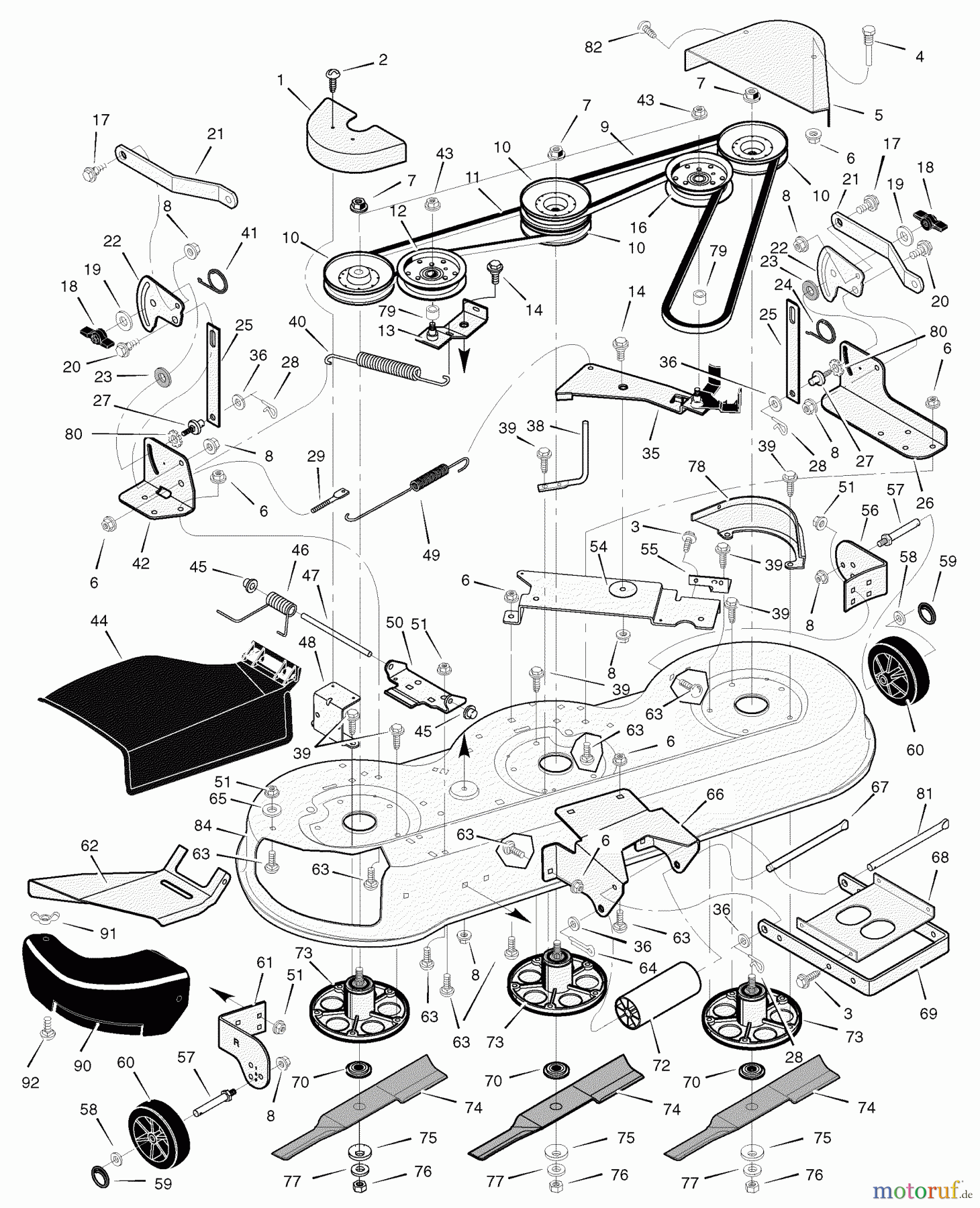 Murray Rasen- und Gartentraktoren C950-60470-0 - Craftsman 42