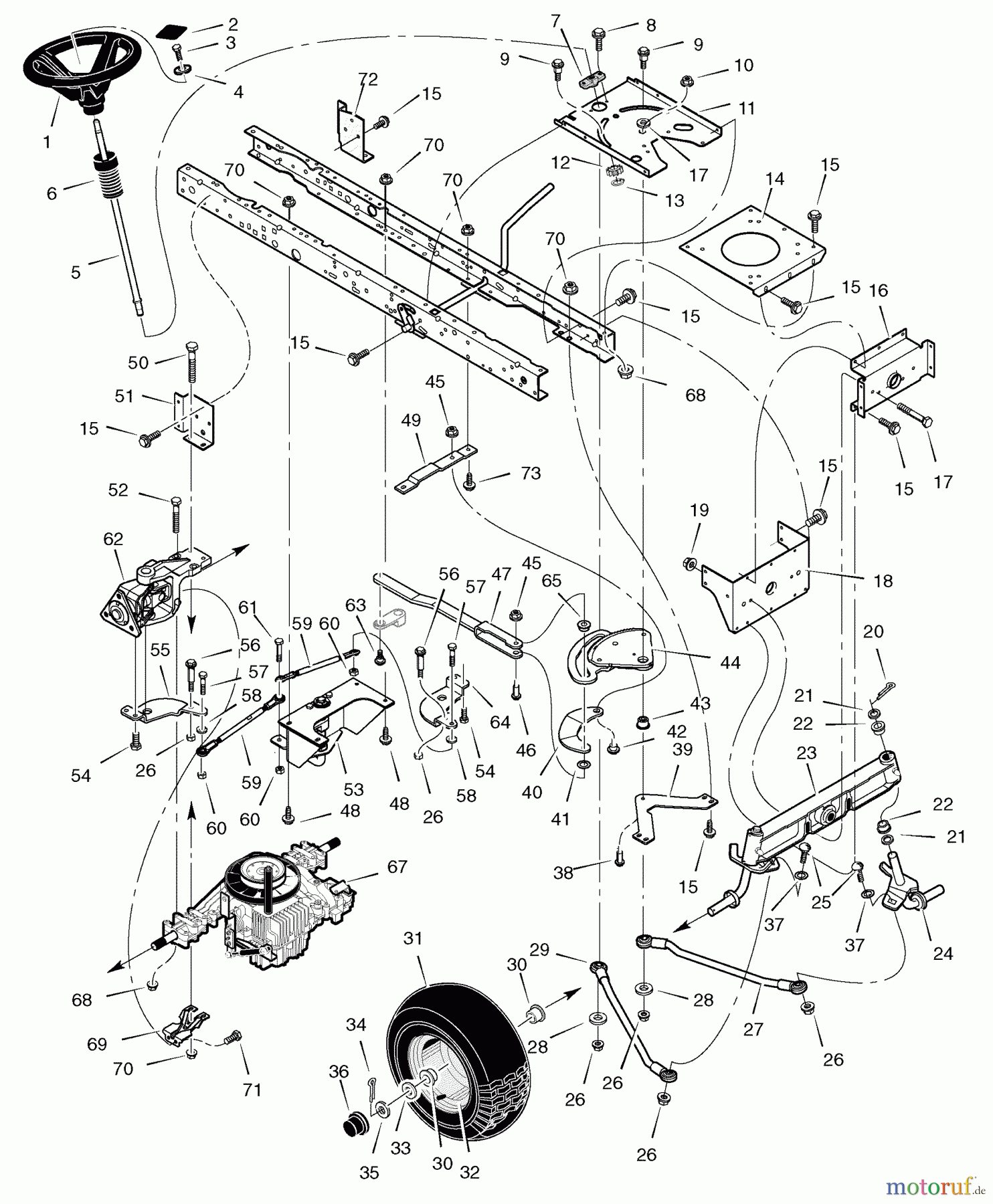 Murray Rasen- und Gartentraktoren C950-60471-0 - Craftsman 42
