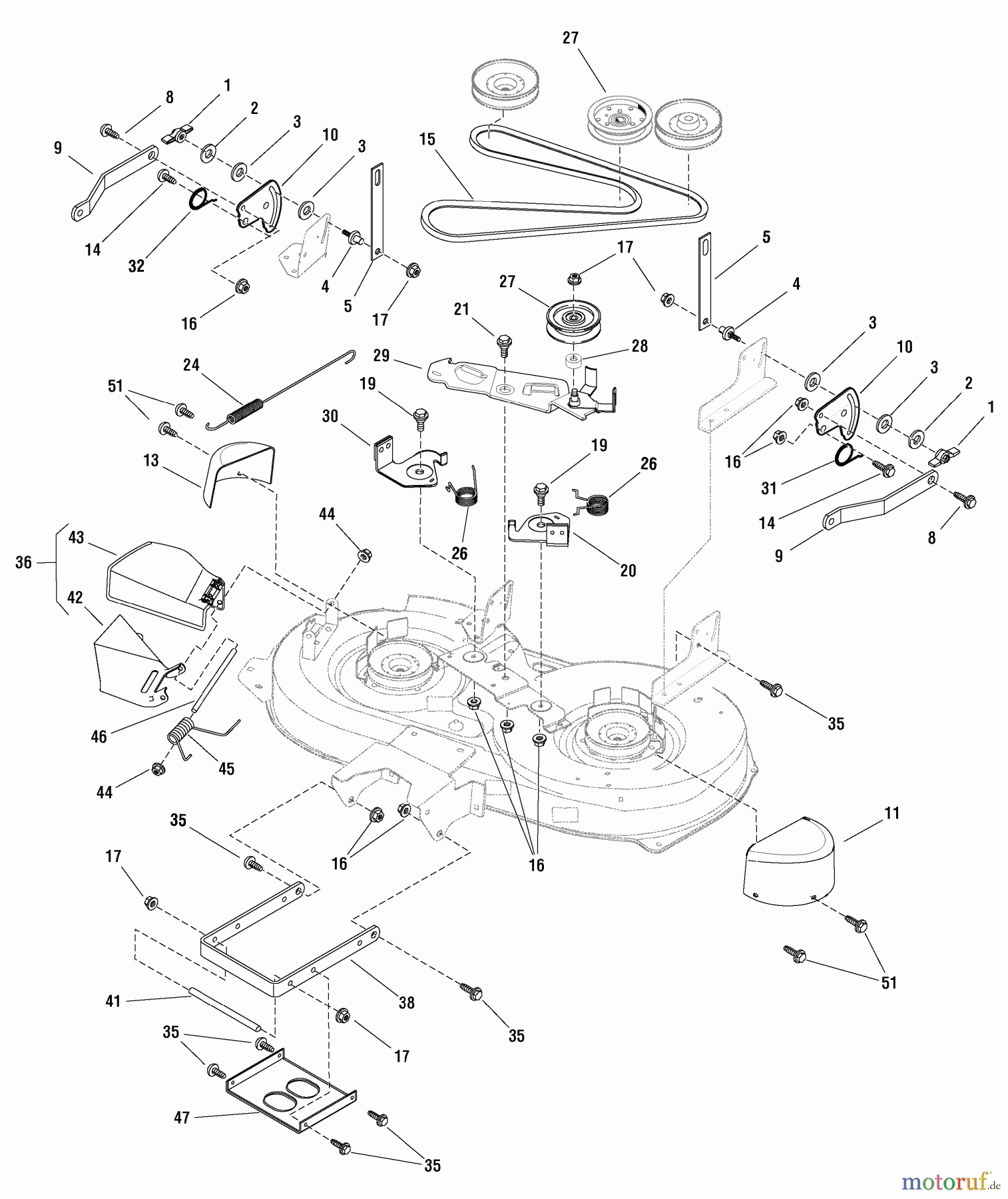  Murray Rasen- und Gartentraktoren ELT155420 (7800162E ) - Murray 42
