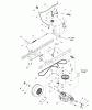 Murray ELT155420 (7800162E ) - 42" Lawn Tractor, 15.5HP Gear Drive, Manual PTO (2010) Ersatzteile Motion Drive Group - Gear Drive (7500385)