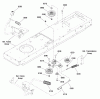 Murray EMT155420H (2691080) - 42" Lawn Tractor, 15.5HP (2012) Ersatzteile Controls Group (2989473_2989572)