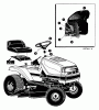 Murray G3554160 - 40" Lawn Tractor (1997) Ersatzteile Customer Assembly