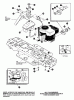 Murray G3554160 - 40" Lawn Tractor (1997) Ersatzteile Engine & Control Assembly