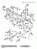 Murray G4315010 - 43" Lawn Tractor (1997) Ersatzteile Frame Assembly