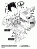 Murray G4315010 - 43" Lawn Tractor (1997) Ersatzteile Front Chassis & Hood Assembly