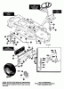 Murray G4315010 - 43" Lawn Tractor (1997) Ersatzteile Front Steering Assembly