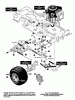 Murray G4315010 - 43" Lawn Tractor (1997) Ersatzteile Motion Drive Assembly (part 2)