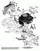 Murray G4318030 - 43" Lawn Tractor (1997) Ersatzteile Engine & Control Assembly