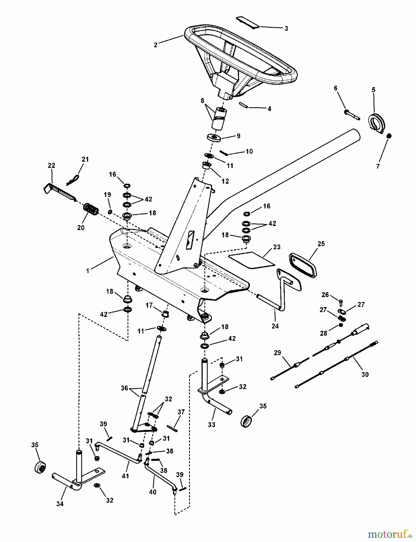 Murray Reitermäher 107.280341 (7800669A) - Craftsman 28