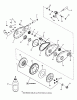 Murray 107.280341 (7800669A) - Craftsman 28" Rear Engine Rider, 12.5HP (2011) (Sears) Ersatzteile Primary Chain Case & Smooth Clutch Group