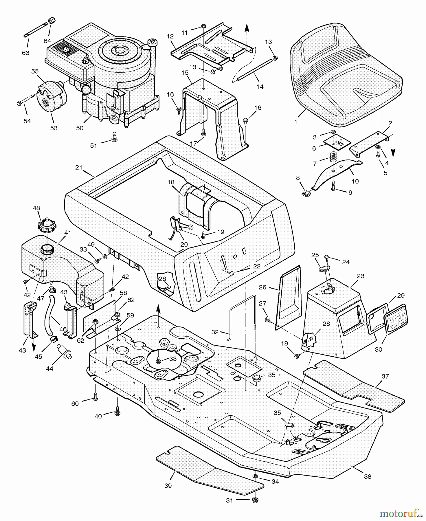 Murray Reitermäher 30575x7A - Scotts 30