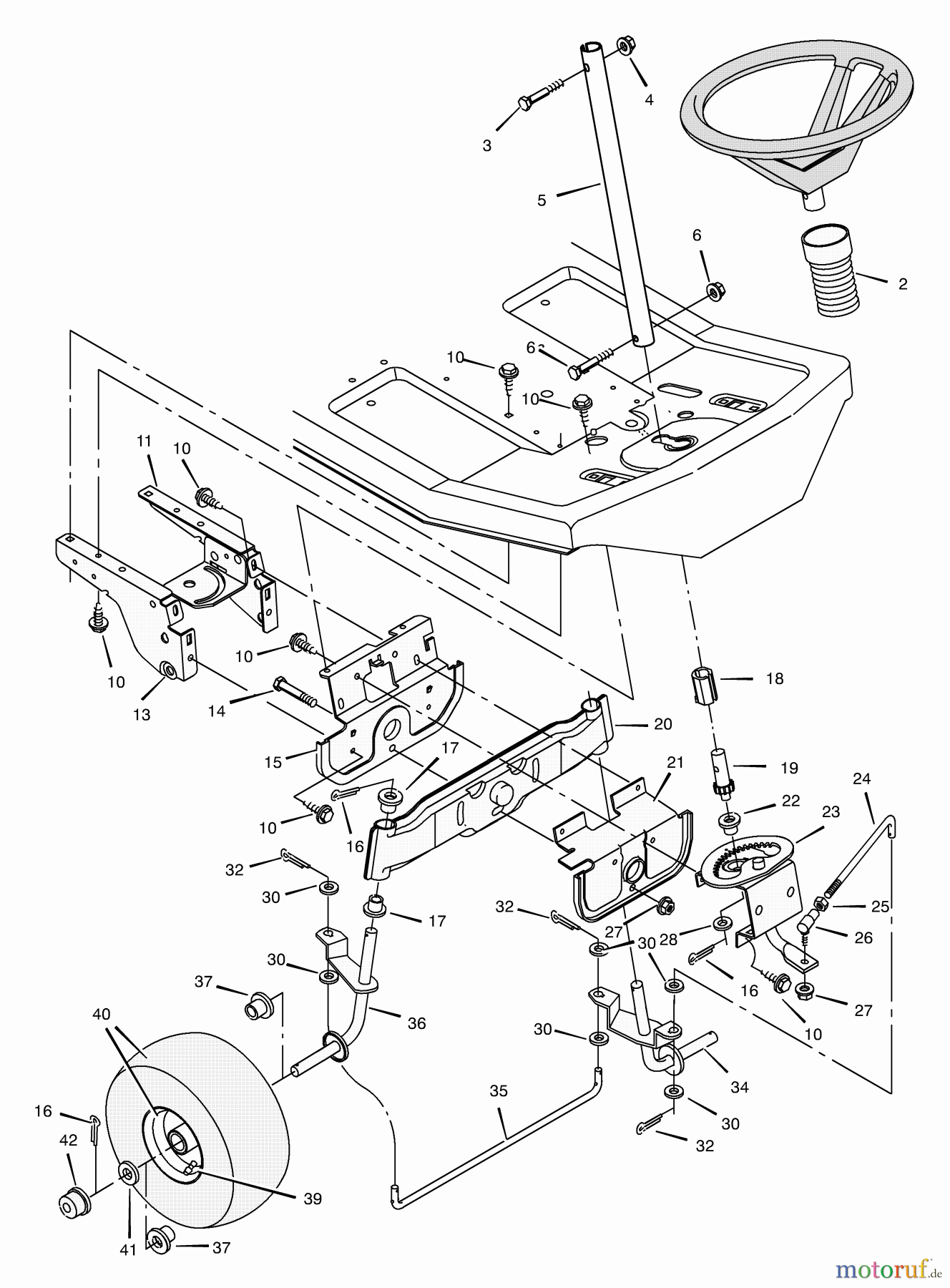 Murray Reitermäher 30576x10B - B&S/Murray 30