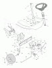 Murray 30577x8A - Scotts 30" Rear Engine Riders (2000) (Home Depot) Ersatzteile Steering
