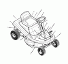Murray 309001x08A - Turfmaster 30" Mid-Engine Rider (2009) (Home Depot) Ersatzteile Decals